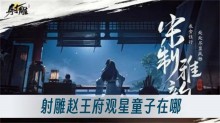 射雕赵王府观星童子在哪